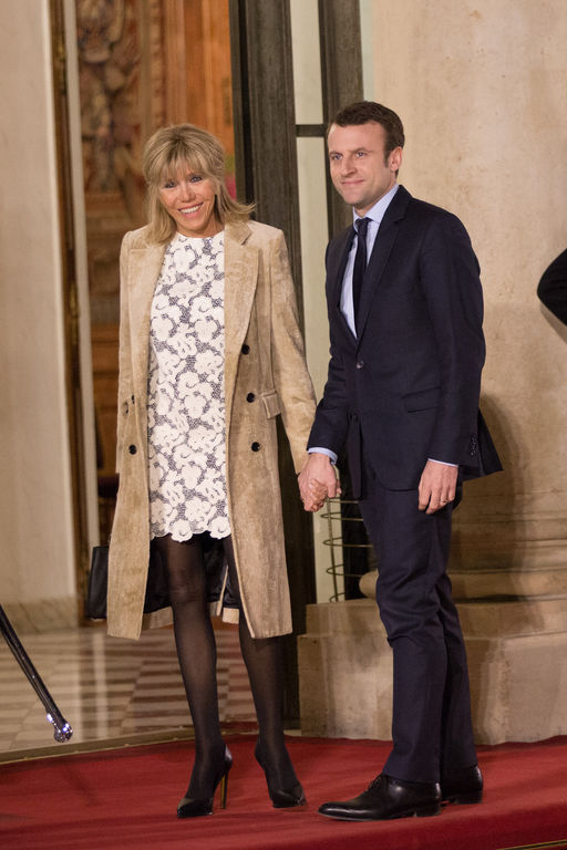 Emmanuel et Brigitte Macron a l Elysee le 10 mars 2016 exact1024x768 p