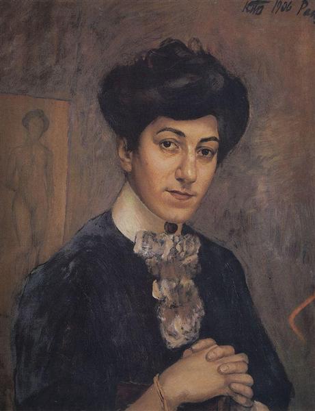 portrait of the artist s wife 1906