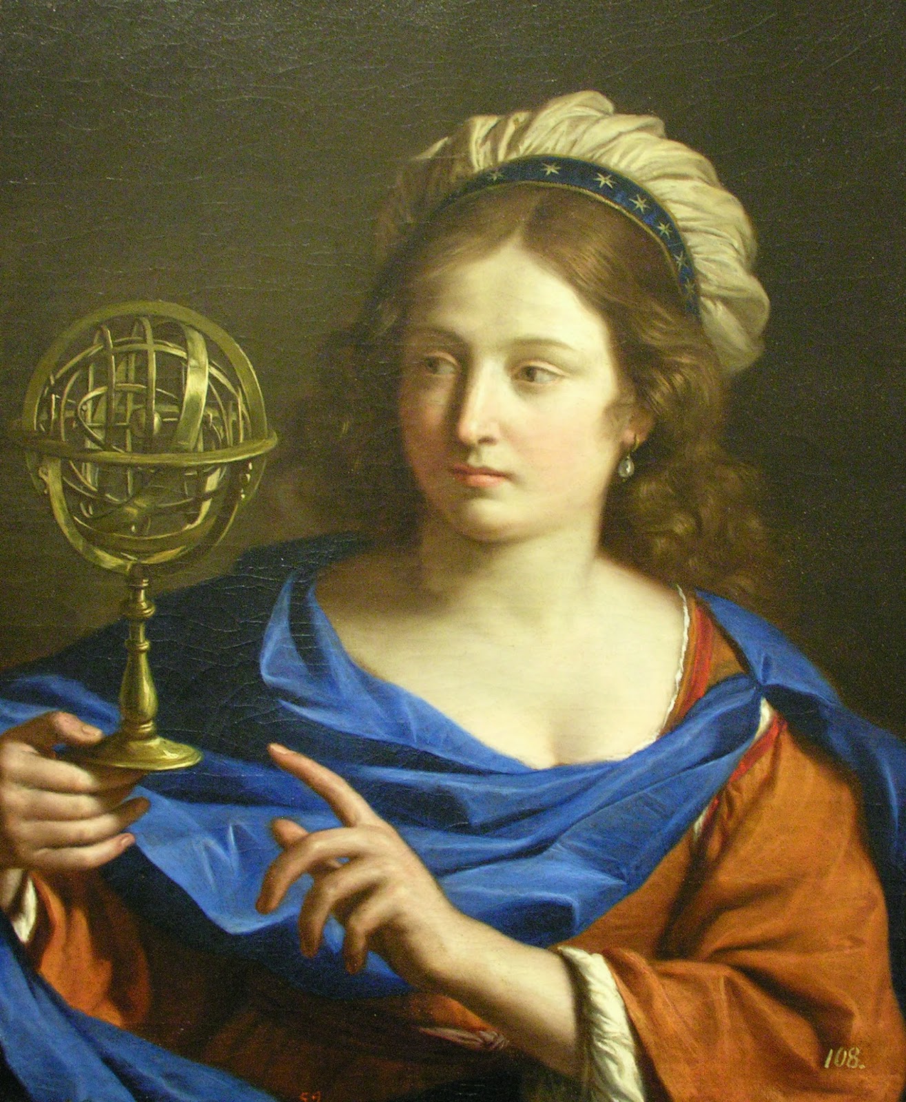 УранияGuercino Personification of Astrology circa 1650 1655